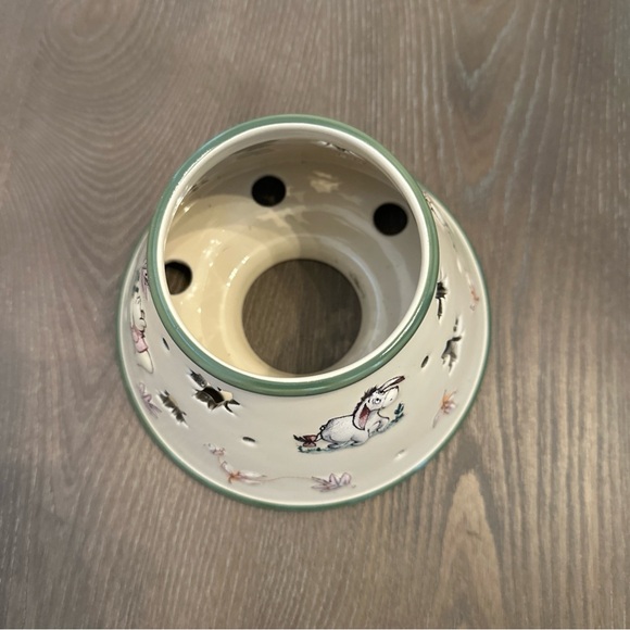 Vtg WDW DISNEY WINNIE THE POOH & FRIENDS CERAMIC JAR CANDLE‎ "LAMP SHADE" TOPPER - Picture 5 of 7
